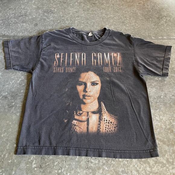 Vintage Y2K Selena Gomez Stars Dance Tour 2013 Tee Shirt Womens Small Cotton - Picture 1 of 9